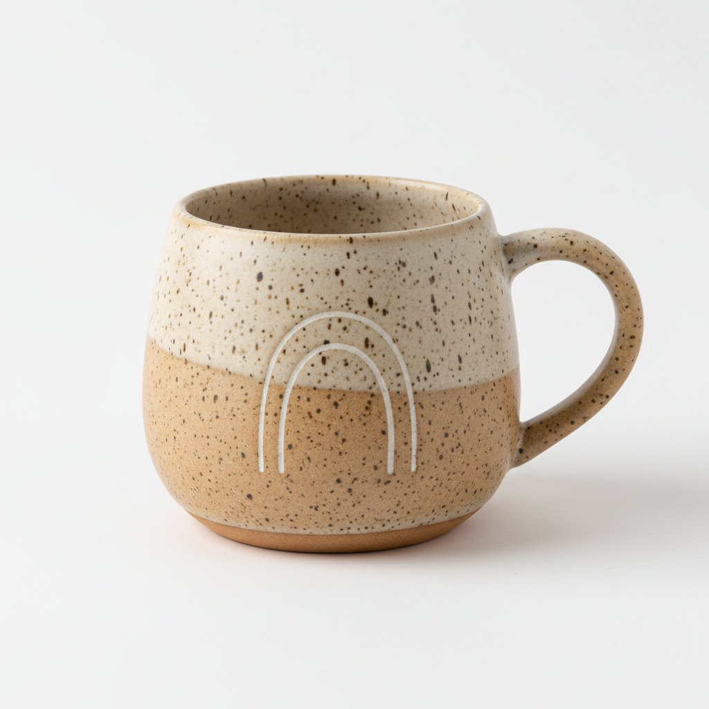 Aesthetic Ceramic Coffee Mug 14oz