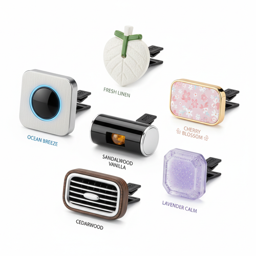 Car Air Freshener Vent Clip Set 4pc