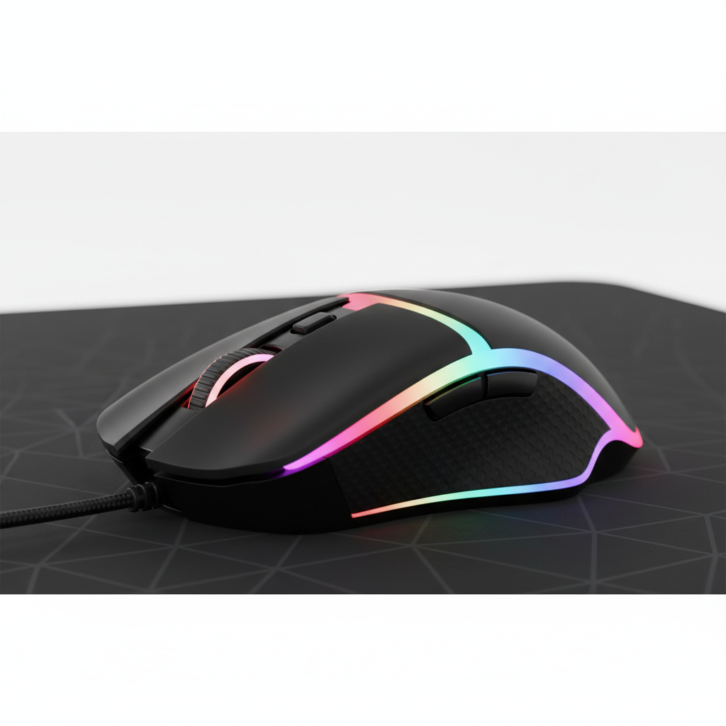 Gaming Mouse with RGB Lighting