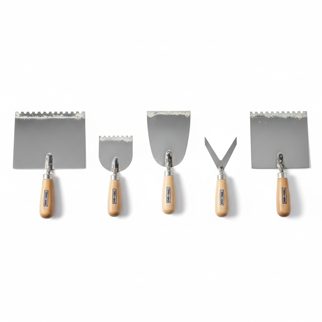 5-Piece Professional Tile Trowel Set