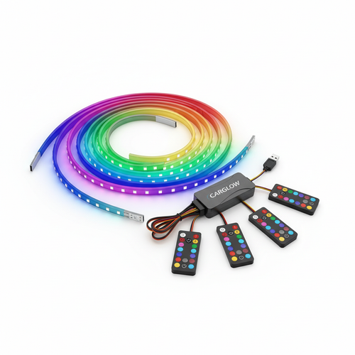 Car Interior RGB LED Strip Lights