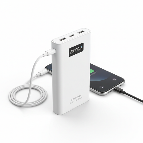 Portable Power Bank 20000mAh USB-C Slim