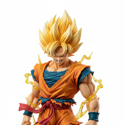 Goku Super Saiyan Statue Detail