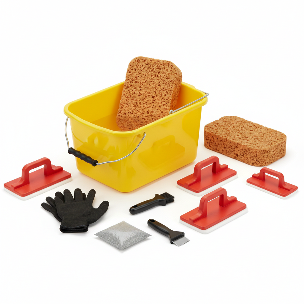 Tile Grouting Sponge & Bucket Kit