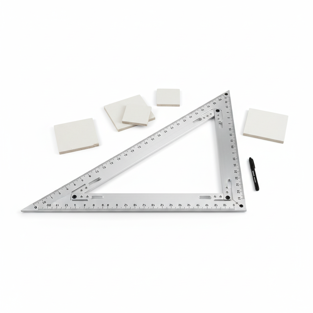 Aluminum Tile Layout Square