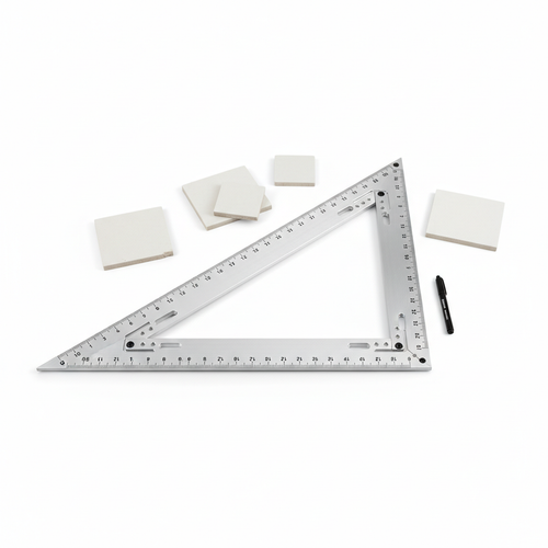 Aluminum Tile Layout Square