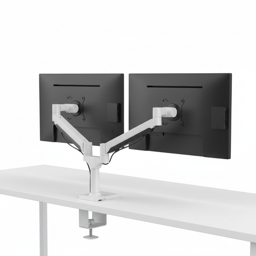 Dual Monitor Arm Stand Adjustable Full Articulation