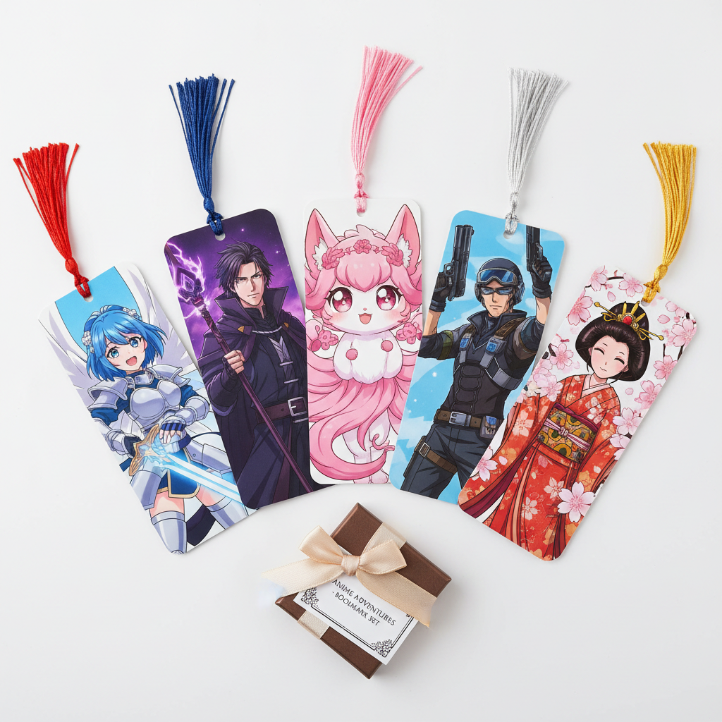 Anime Bookmark Set