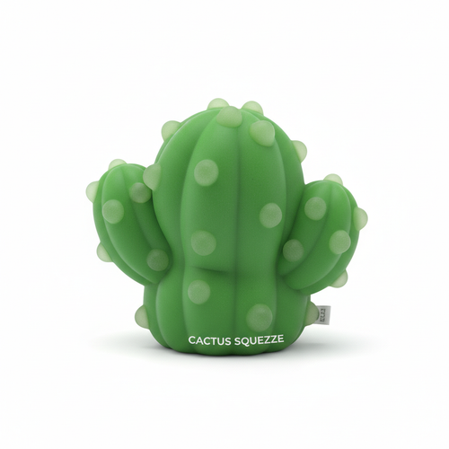 Needoh Cactus Ball squishy stress toy
