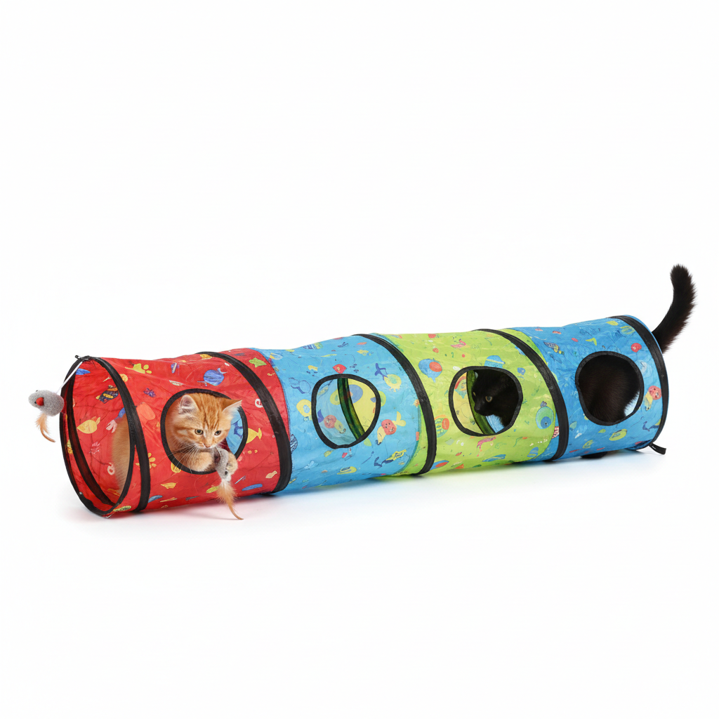Collapsible Cat Tunnel Toy